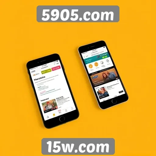 Desempenho do site 5905.com em dispositivos móveis